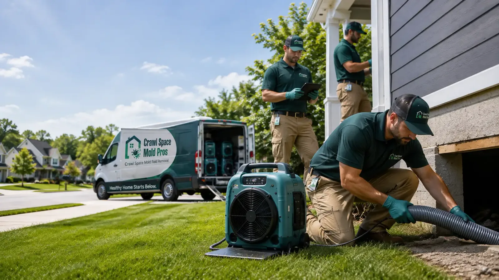 Crawl Space Mold Removal in Litchfield, NH